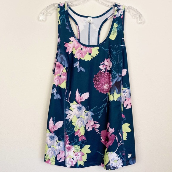 Fila Floral Tank Top Medium - Picture 1 of 3